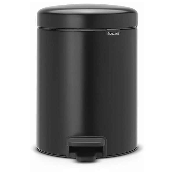 Brabantia 112928 Pedal Bin NewIcon 5Litre Matt Black