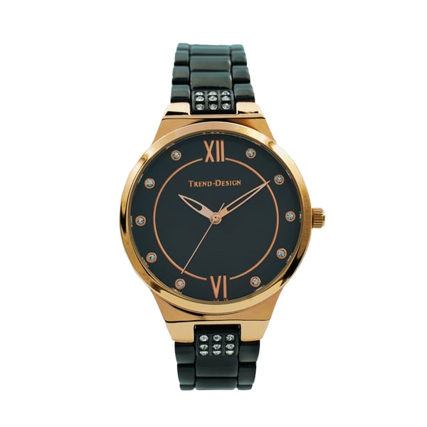 Buy Trend Setter Women’s Black Watch Metal Band Td146l6 Online in