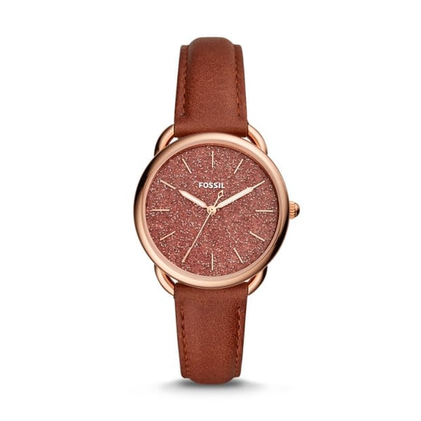 Fossil ES4420 Tailor Three-Hand Terracotta Leather Watch