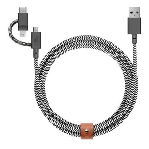 Native Union Belt 3 in 1 (Lightning/micro/Type-C) Native Union Belt 3 in 1 (Lightning/micro/Type-C)