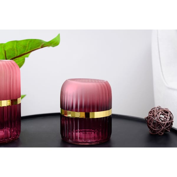 Pan Emirates T-light Candle Holder Purple 11x11x13cm Pan Emirates T-light Candle Holder Purple 11x11x13cm