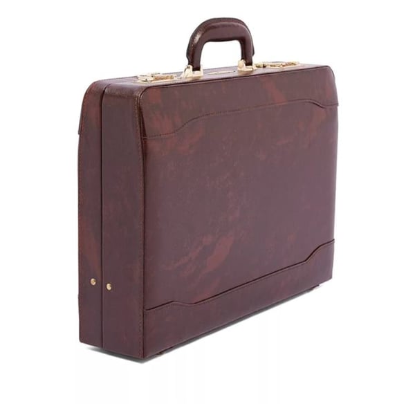 Milano Italy Attache Case Burgundy 18inch KH-2008-18 Milano Italy Attache Case Burgundy 18inch KH-2008-18