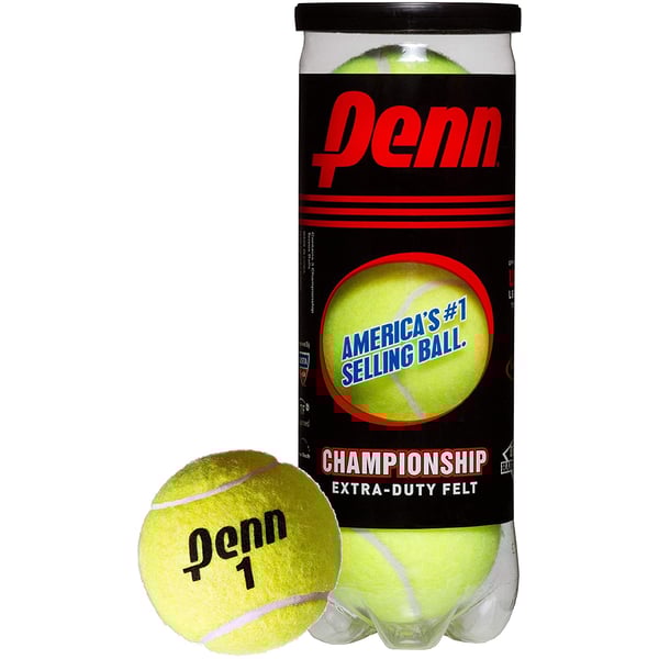 Penn Championship Tennis Balls - Extra Duty Felt Pressurized Tennis Balls Penn Championship Tennis Balls - Extra Duty Felt Pressurized Tennis Balls
