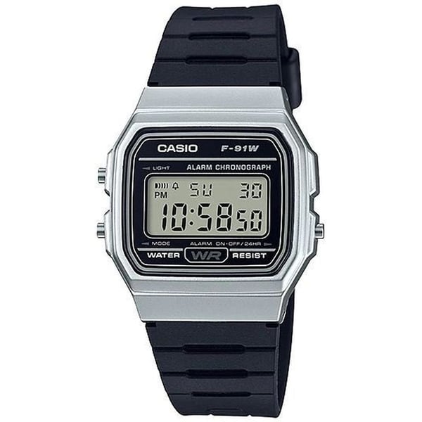 Casio Black Resin Men Watch F-91WM-7ADF Casio Black Resin Men Watch F-91WM-7ADF