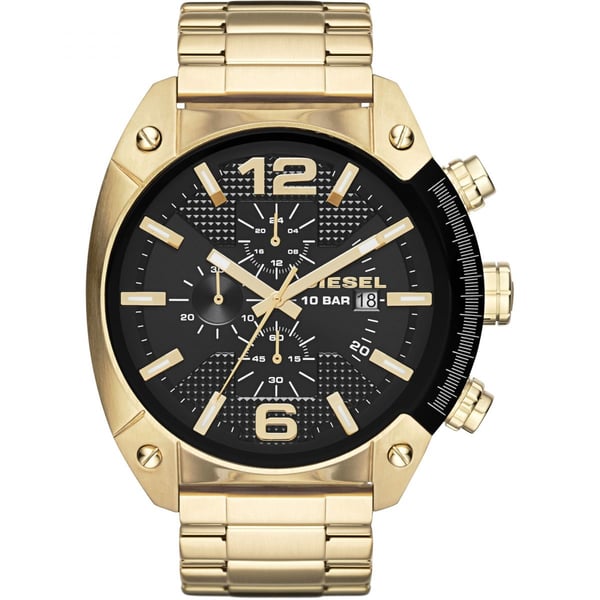 Diesel DZ4342 Overflow gold-tone bracelet Mens Watch Diesel DZ4342 Overflow gold-tone bracelet Mens Watch