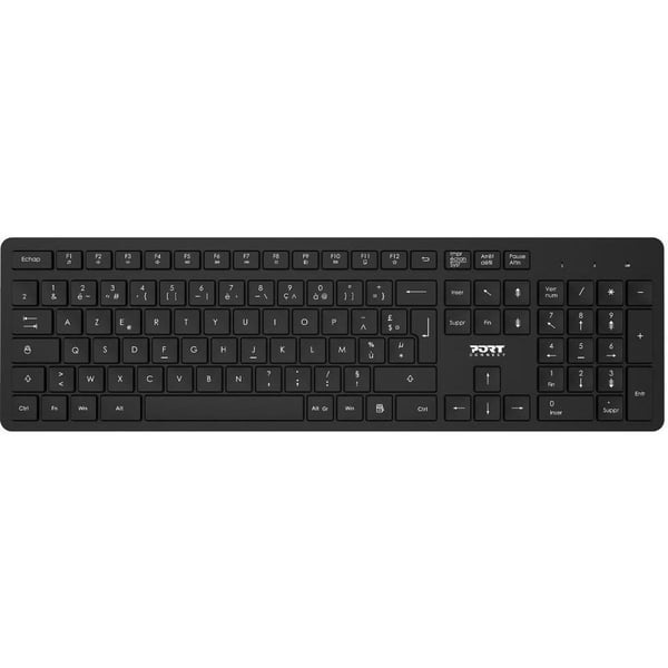 Port Wireless Keyboard Mouse Combo Black Port Wireless Keyboard Mouse Combo Black