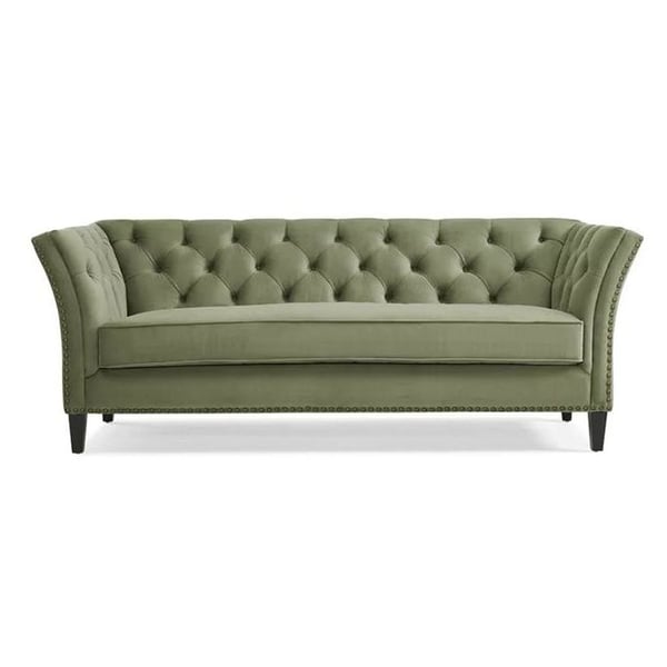 Gilmore Chesterfield Sofa in Green Color