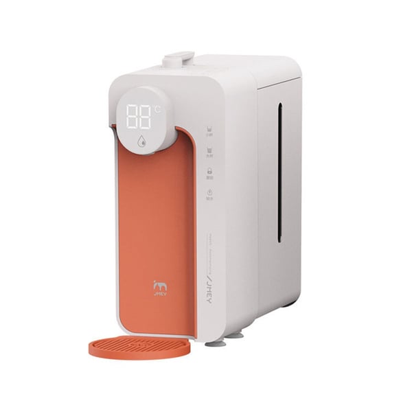 JMEY M2 Plus Portable Water Heater Dispenser With 16 Speed Temperature Control 3 Second Quick Heat 1.2L Water Tank - Orange