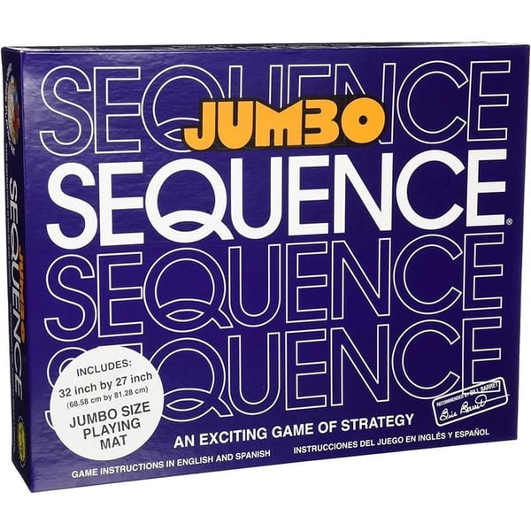 Jax 35261080805 Jumbo Sequence Tactical Board Game Set