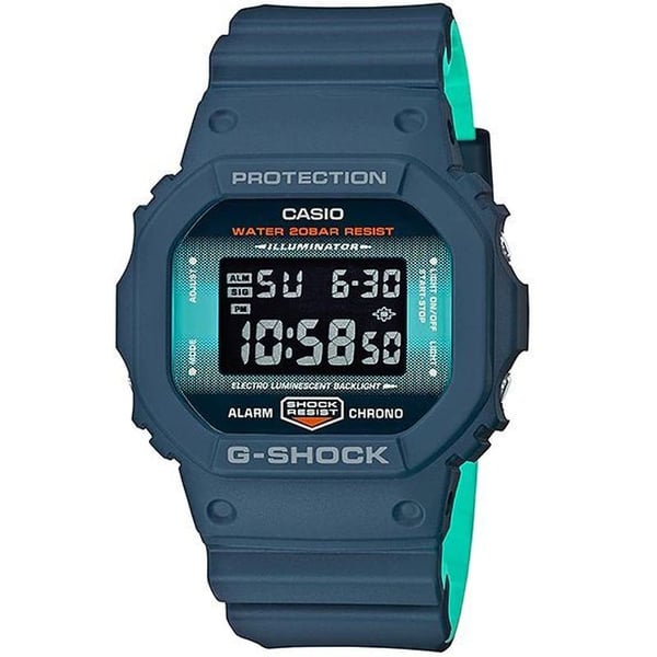 Casio DW-5600CC-2 G-Shock Navy Blue Resin Digital Watch Men