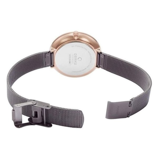 Buy Obaku V211lxvjmj Grey Quartz Ladies Watch Online In Uae Sharaf Dg