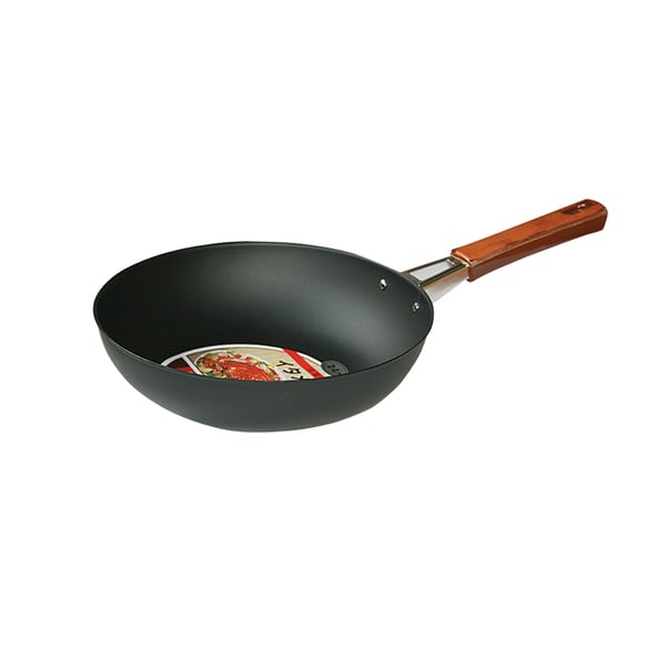Rotwal Coated Cast Iron Wokpan 30cm