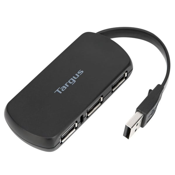 Targus 4 Port USB Adaptor 2.0 Hub Black Targus 4 Port USB Adaptor 2.0 Hub Black