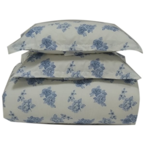AIWA AI-816-4/180TC Single Comforter Set 160x240cm Polycotton Print Blue/White AIWA AI-816-4/180TC Single Comforter Set 160x240cm Polycotton Print Blue/White