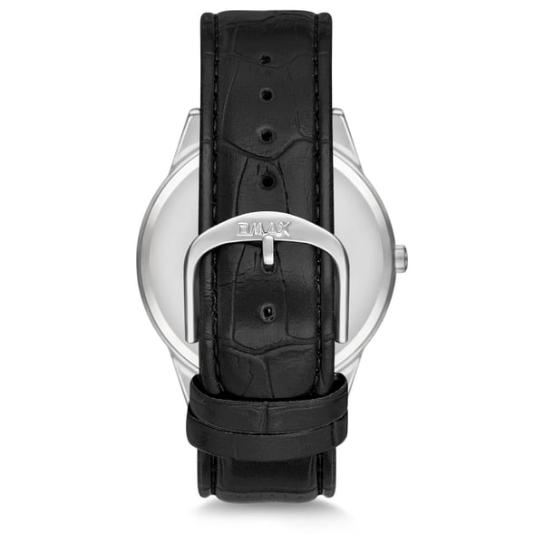 Omax Classic Series Black Leather Analog Watch For Men JD01P62B Omax Classic Series Black Leather Analog Watch For Men JD01P62B