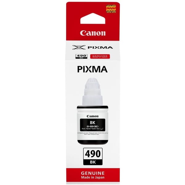 Canon GI490BK 0663C001AA Ink Bottle Black Canon GI490BK 0663C001AA Ink Bottle Black