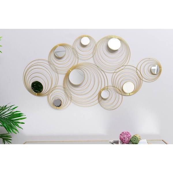 Bonica Mirror Wall Deco Gold 114x61cm