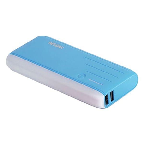 Wesdar Power Bank 8000mAh Blue - S6 Wesdar Power Bank 8000mAh Blue - S6