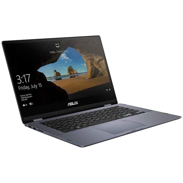 Asus VivoBook Flip (TP412FA-OS31T) Convertible Laptop- 14Inch Touch Intel Core i3-8145U, 4GB, 128GB SSD, 2.1GHz, Win10, Eng-kb, Star Grey (1 Year Warranty)