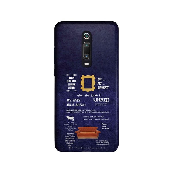 Macmerise Friends Essentials - Sleek Phone Case For Xiaomi Redmi K20 Pro