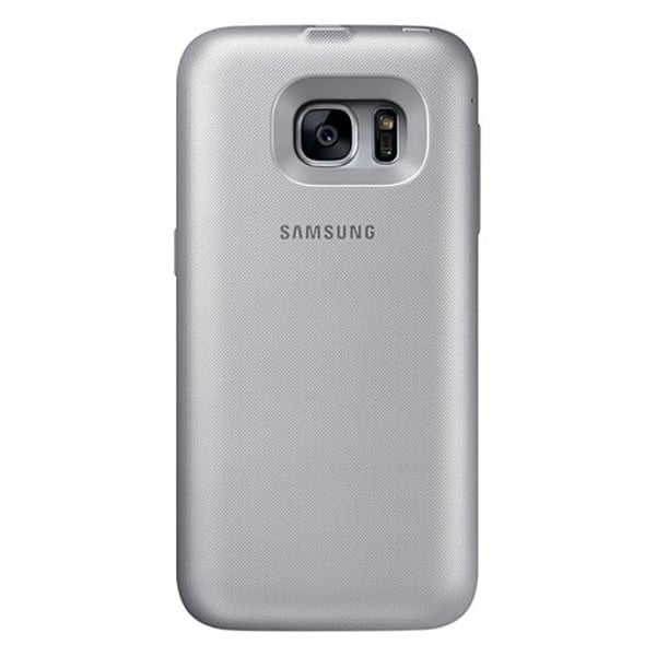 Samsung Wireless Charging Battery Case Silver 3400mAh For Galaxy S7 Edge -EP-TG935BSEGAE