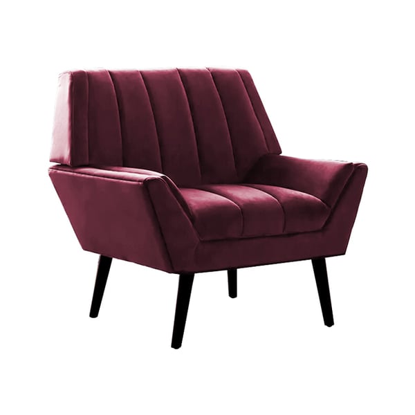 Asghar Furniture - New York Luxury Armchair - Maroon