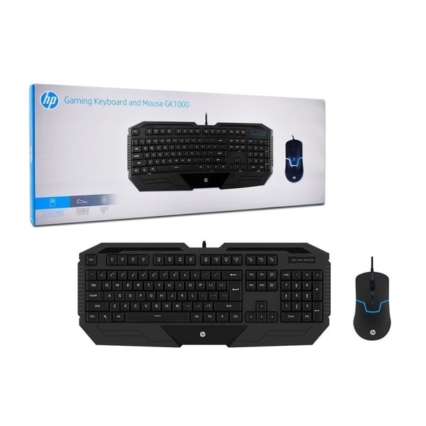 Hp GK1100 Gaming Keyboard And Mouse Combo 1QW65AA