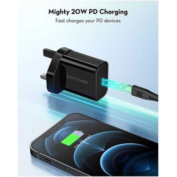 Ravpower 20W Wall Charger Black Ravpower 20W Wall Charger Black