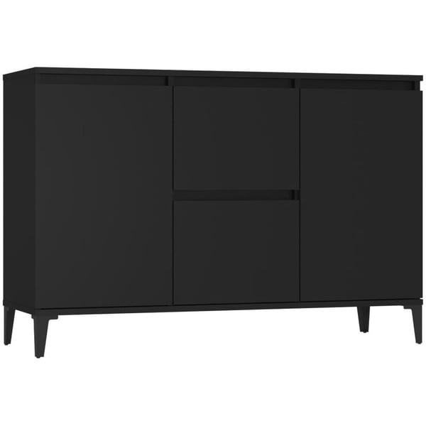 Vidaxl Sideboard Black 104x35x70 Cm Chipboard