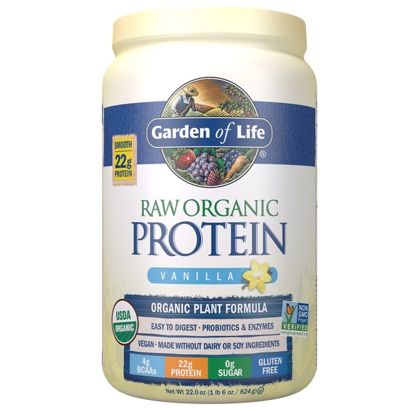 Garden Of Life Raw Organic Protein Powder Vanilla 620g Garden Of Life Raw Organic Protein Powder Vanilla 620g