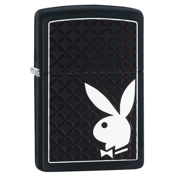 Zippo 29578 218 Playboy Black Matte Windproof Lighter Zippo 29578 218 Playboy Black Matte Windproof Lighter