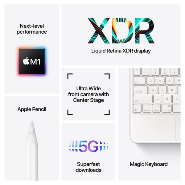 iPad Pro 12.9-inch (2021) WiFi+Cellular 2TB Silver iPad Pro 12.9-inch (2021) WiFi+Cellular 2TB Silver
