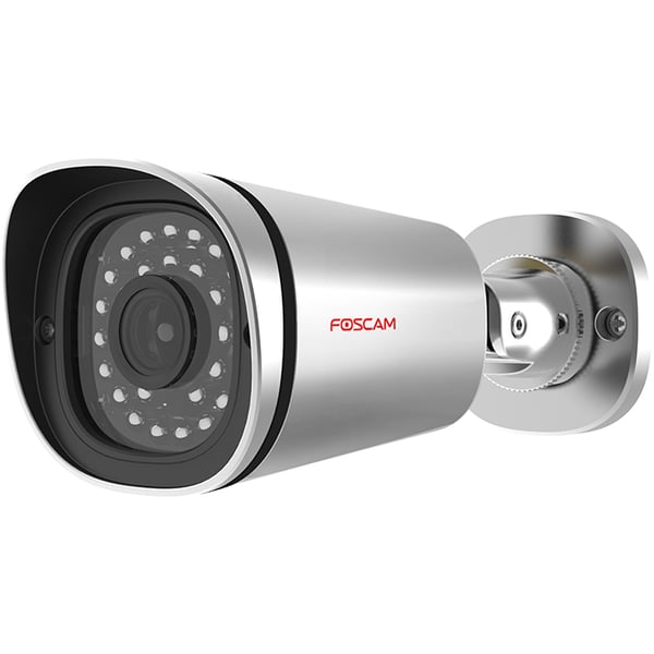 Foscam HD Outdoor POE Camera With Night Vision Silver FI9901EP