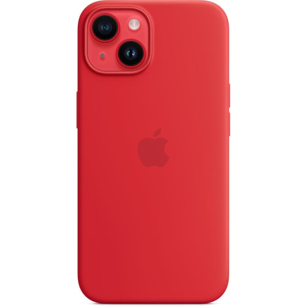 Apple iPhone 14 Silicone Case (PRODUCT)RED with MagSafe