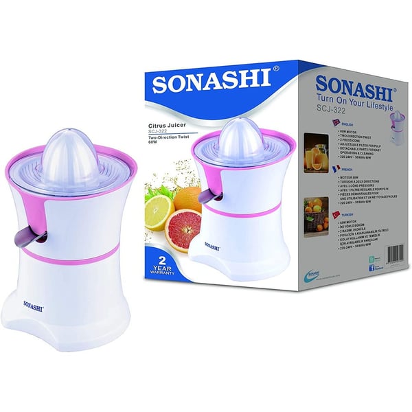 Sonashi Citrus Juicer SCJ-322 Sonashi Citrus Juicer SCJ-322