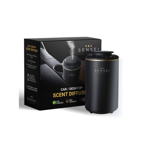 Car Scent Diffuser, Usb Powered - Aroma Oil Included, Ready To Use With Warranty