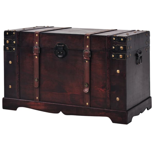 vidaXL Vintage Treasure Chest Wood 66x38x40 cm vidaXL Vintage Treasure Chest Wood 66x38x40 cm