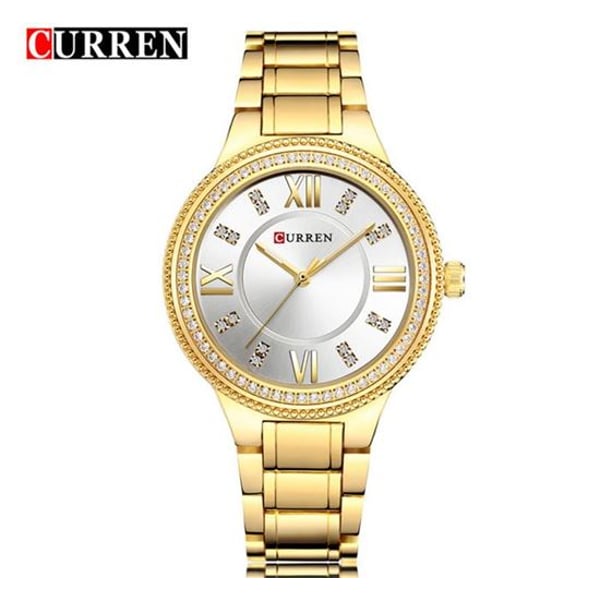 Curren CRN9004-GLD/WHT- Jade Women Watch Curren CRN9004-GLD/WHT- Jade Women Watch
