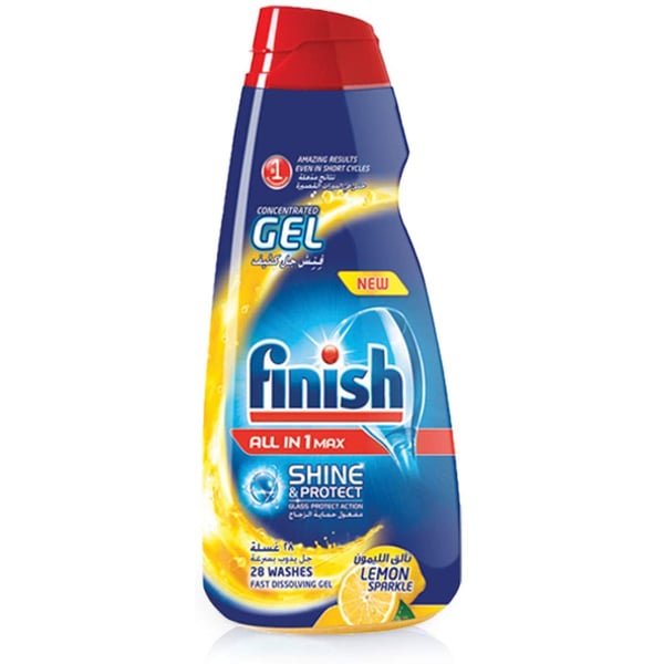 Finish Dishwasher Detergent Concentrated Gel Lemon, 650ml