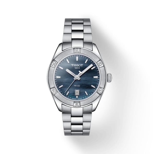 Tissot T1019101112100 Womens Blue Dial Stainless Steel Analogue Watch