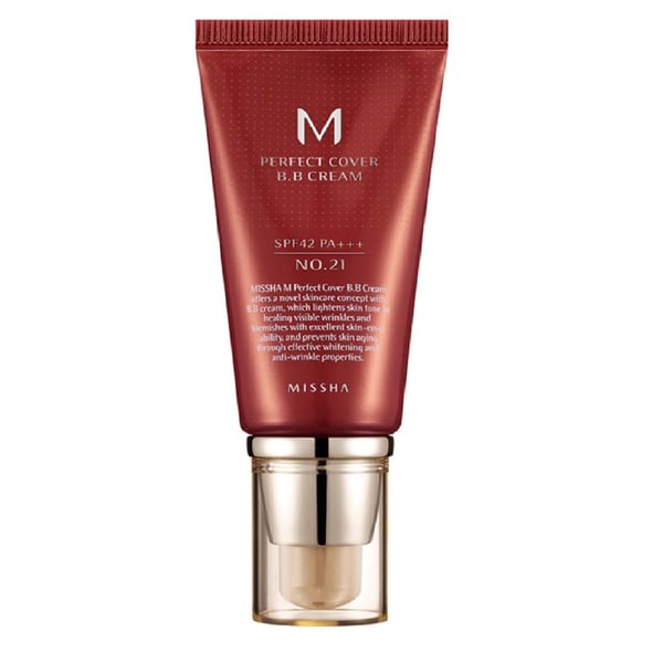Missha M Perfect Cover BB Cream No.21/Light Beige 50ml Missha M Perfect Cover BB Cream No.21/Light Beige 50ml