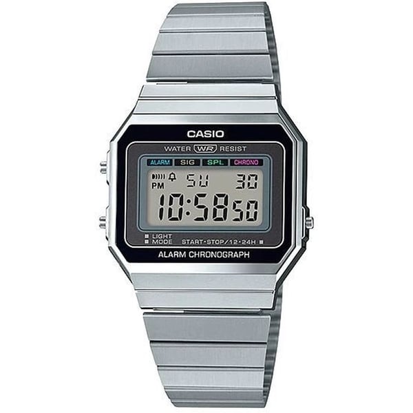 Casio Silver Stainless Steel Unisex Watch A700W-1ADF
