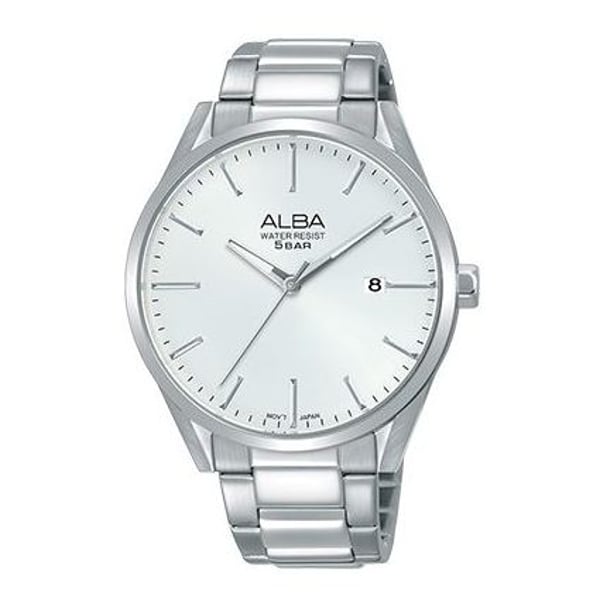 Alba AS9G55X1 Stainless steel/Silver White Gent's Watch
