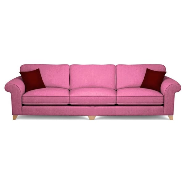 Galaxy Design Angelic 3 Seater Sofa Light Pink