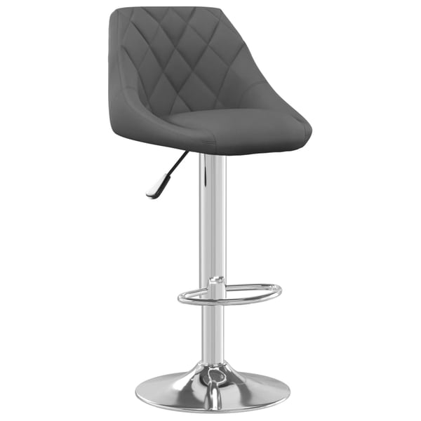 Vidaxl Bar Stool Dark Grey Velvet Vidaxl Bar Stool Dark Grey Velvet