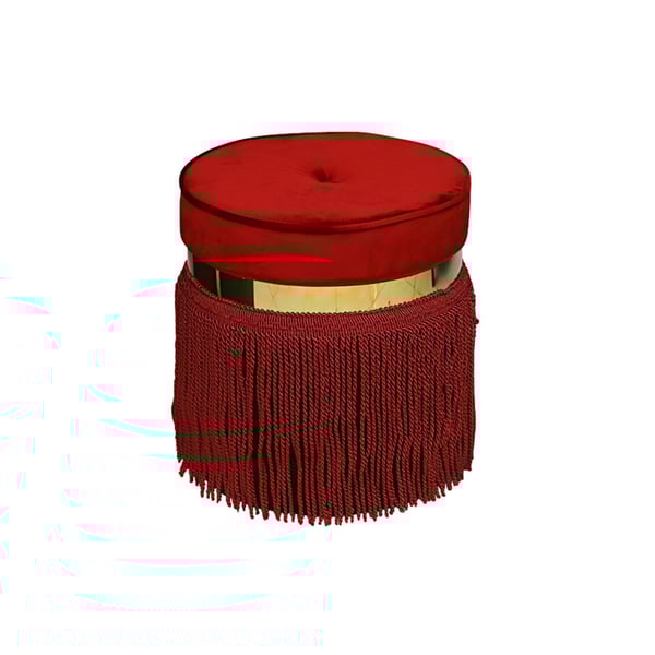 Pan Emirates Nessie Ottoman Red Pan Emirates Nessie Ottoman Red