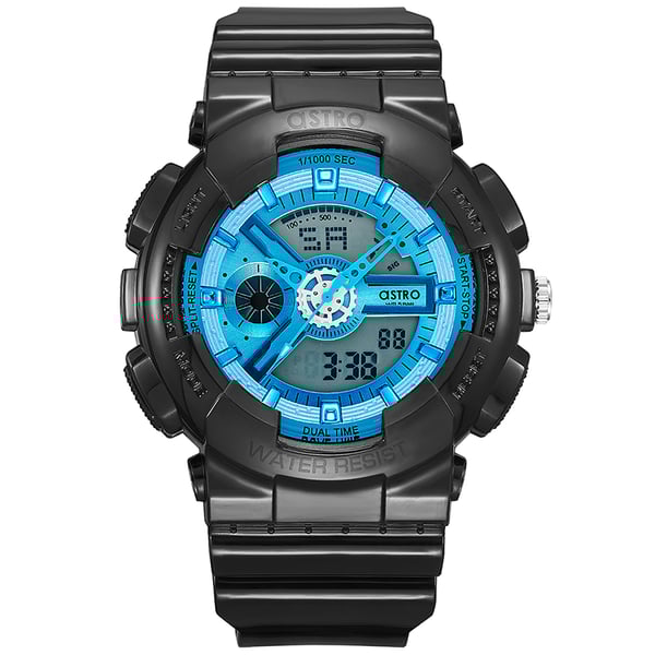 Astro Men's Analog-digital Blue Dial Watch - A22207-ppbl Astro Men's Analog-digital Blue Dial Watch - A22207-ppbl