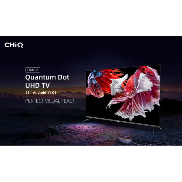 CHiQ U55QM8V HD QLED Smart Television 55inch CHiQ U55QM8V HD QLED Smart Television 55inch