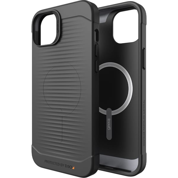 Gear4 Havana Snap designed for iPhone 14 Plus case cover compatible with MagSafe with D3O Impact Protection upto 10 Feet / 3 Meter- Black Gear4 Havana Snap designed for iPhone 14 Plus case cover compatible with MagSafe with D3O Impact Protection upto 10 Feet / 3 Meter- Black