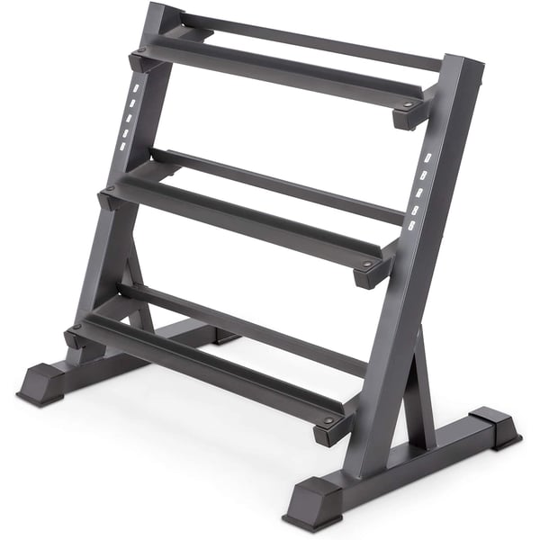 Marcy 3-tier Dumbbell Rack Multilevel Weight Storage Organizer For Home Gym